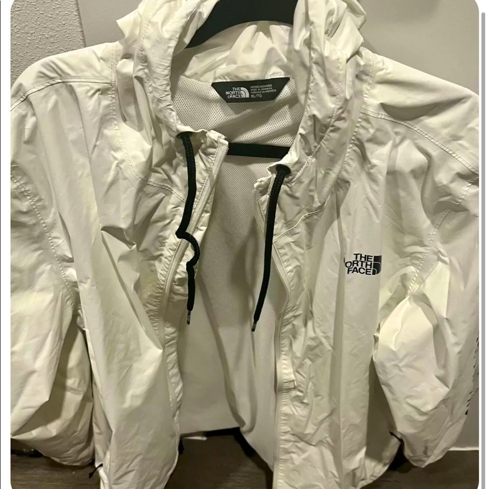 The North Face Men's Limited Cultivation XL Rain Jacket: White/Black